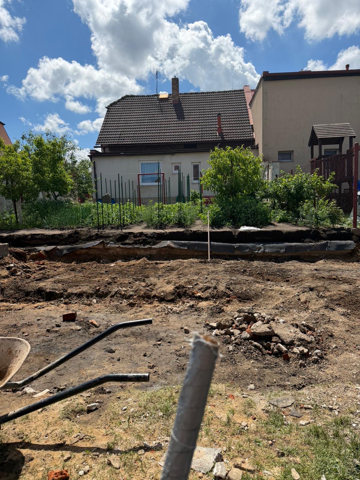 Výkopy základů